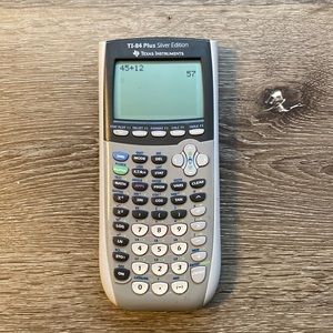 TI-84 Plus Graphic Calculator - Silver Edition